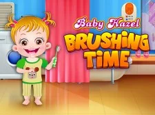 Baby Hazel Brushing Time